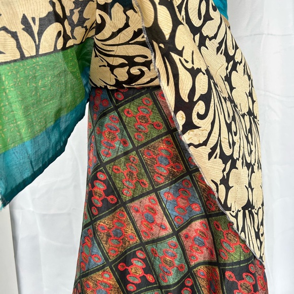 Earthbound trading company reversible  boho festival rap skirt - Picture 8 of 12